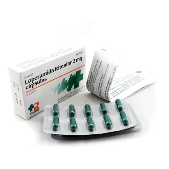 Loperamida Rimafar 2 Mg 20 Capsulas