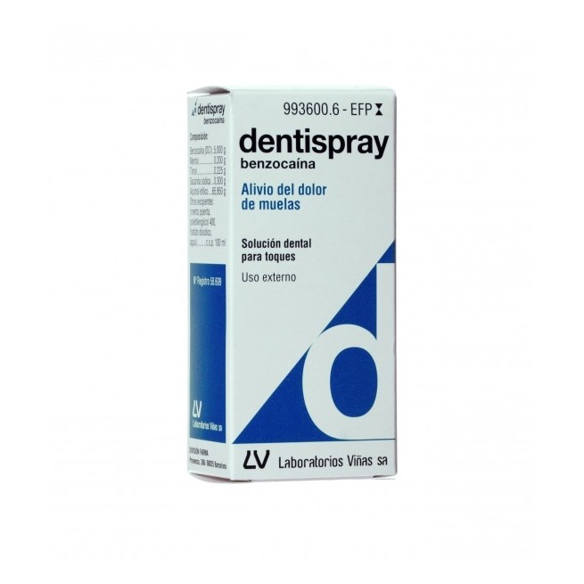 Dentispray 50 Mg/Ml Aerosol Bucal Solucion 5 ml