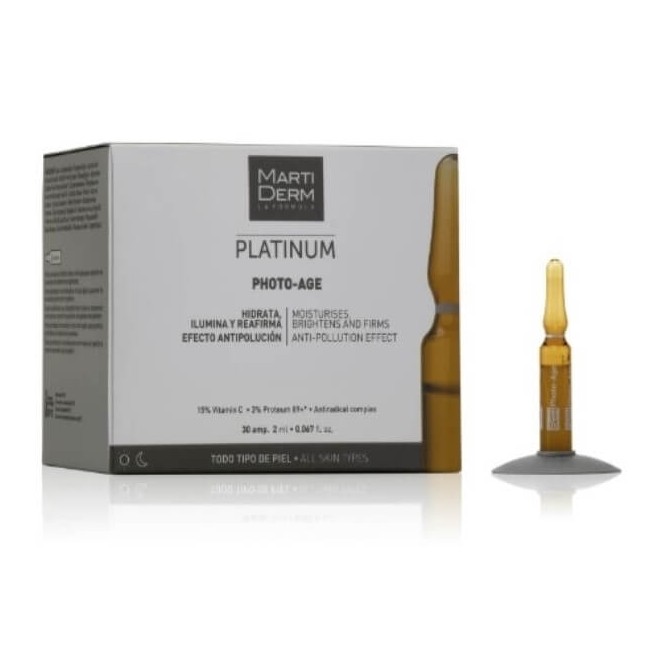 COMPRAR MARTIDERM PLATINUM PHOTO AGE HA+ 2 ML X 30 AMPOLLAS
