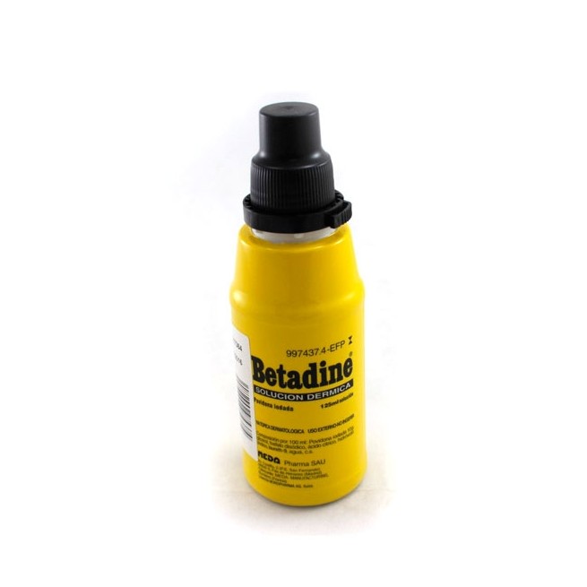 Betadine 10% Solucion Topica 1 Frasco 125 ml