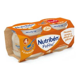 COMPRAR NUTRIBEN BIPACK POTITO INTRODUCCION A LA MERIENDA MANZANA NARANJA Y PLATANO CON GALLETA 2 X 120 G