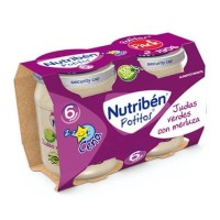 COMPRAR NUTRIBEN BIPACK POTITO JUDIAS VERDES CON MERLUZA 2 X 190 G