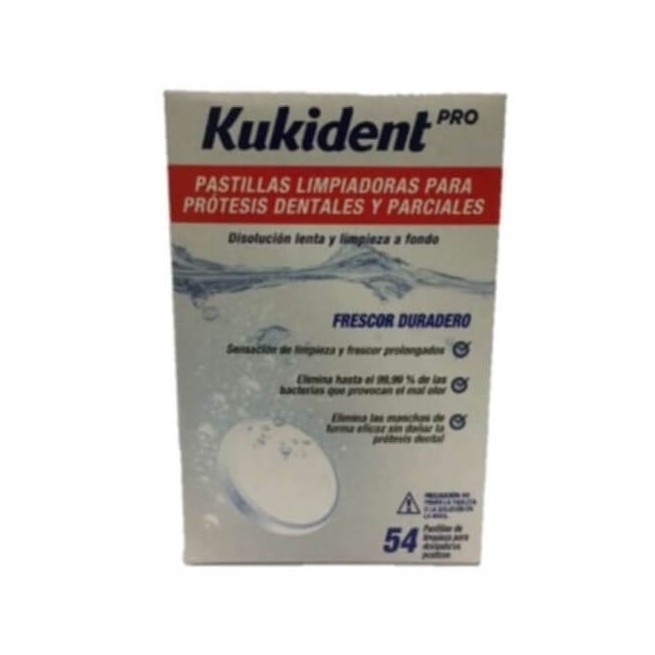 COMPRAR KUKIDENT PRO PASTILLAS LIMPIADORAS 54 UDS