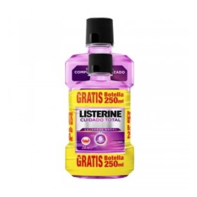 COMPRAR LISTERINE CUIDADO TOTAL 500 + 250 ML