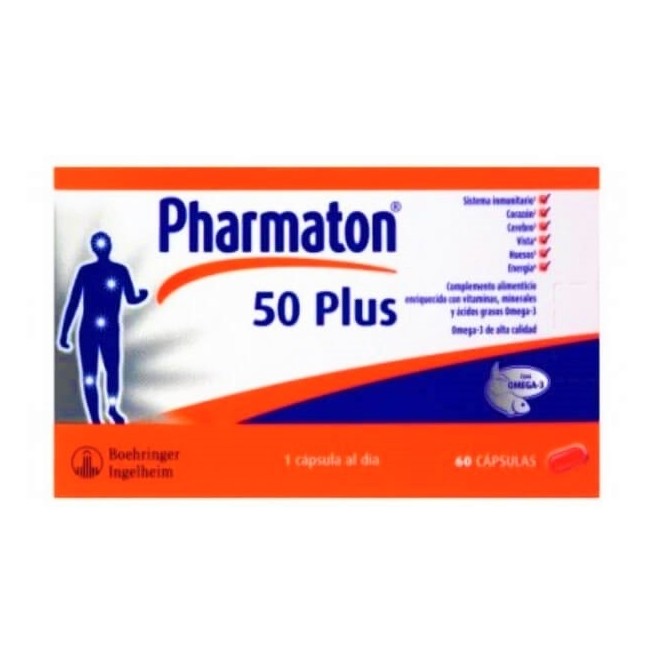COMPRAR PHARMATON 50 PLUS 30 CAPSULAS