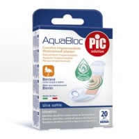 COMPRAR PIC SOLUTION AQUABLOC CON BACTERICIDA 20 APOSITOS ADHESIVOS