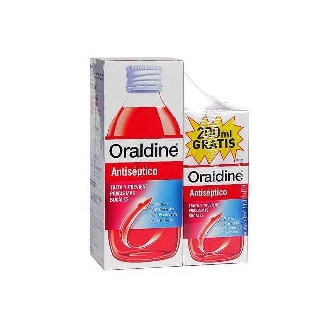 Oraldine Colutorio Antiséptico 400 ml + 200 ml