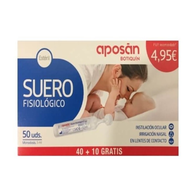 COMPRAR APOSAN SUERO FISIOLOGICO 50 UDS X 5 ML