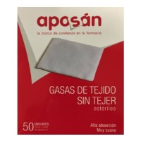 COMPRAR APOSAN GASAS DE TEJIDO SIN TEJER ESTERILES 10 CM X 10 CM 50 UDS