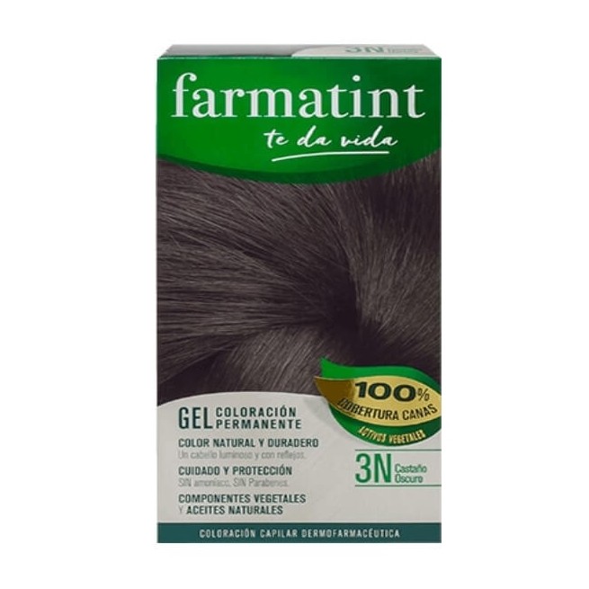 COMPRAR FARMATINT GEL COLORACION PERMANENTE 3N CASTAÑO OSCURO 135 ML