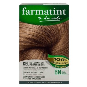 COMPRAR FARMATINT GEL COLORACION PERMANENTE 6N RUBIO OSCURO 135 ML