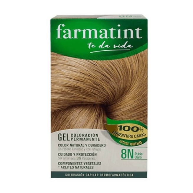 COMPRAR FARMATINT GEL COLORACION PERMANENTE 8N RUBIO CLARO 135 ML