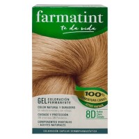 COMPRAR FARMATINT GEL COLORACION PERMANENTE 8D RUBIO CLARO DORADO 135 ML