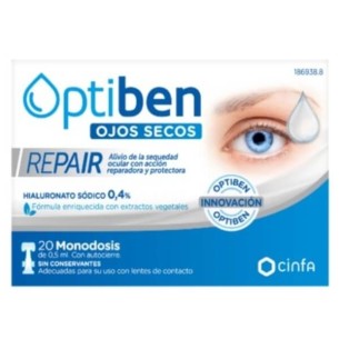 COMPRAR OPTIBEN OJOS SECOS REPAIR 20 MONODOSIS