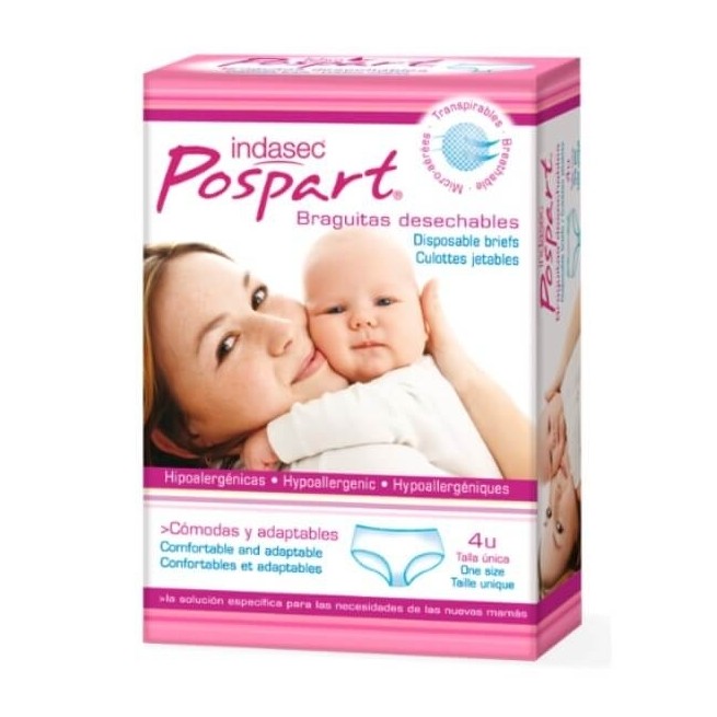 COMPRAR INDASEC POSPART BRAGUITAS DESECHABLES 4 UDS