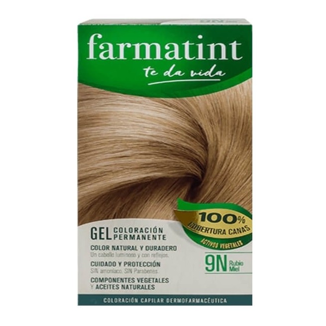 COMPRAR FARMATINT GEL COLORACION PERMANENTE 9N RUBIO MIEL 135 ML