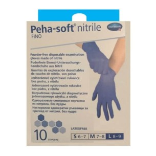 COMPRAR PEHA-SOFT GUANTES DE NITRILO FINO TALLA L 10 UDS