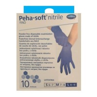 COMPRAR PEHA-SOFT GUANTES DE NITRILO FINO TALLA L 10 UDS