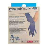 COMPRAR PEHA-SOFT GUANTES DE NITRILO FINO TALLA M 10 UDS