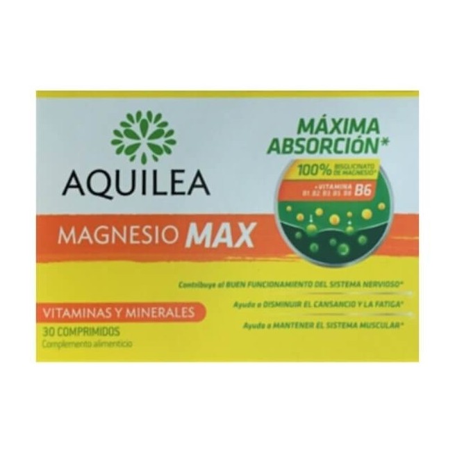 COMPRAR AQUILEA MAGNESIO MAX 30 COMPRIMIDOS