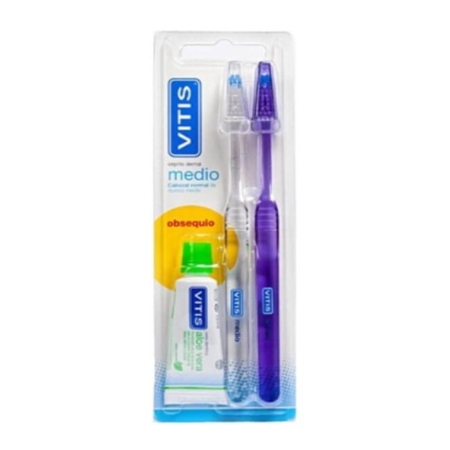 COMPRAR VITIS DUPLO CEPILLO DENTAL MEDIO