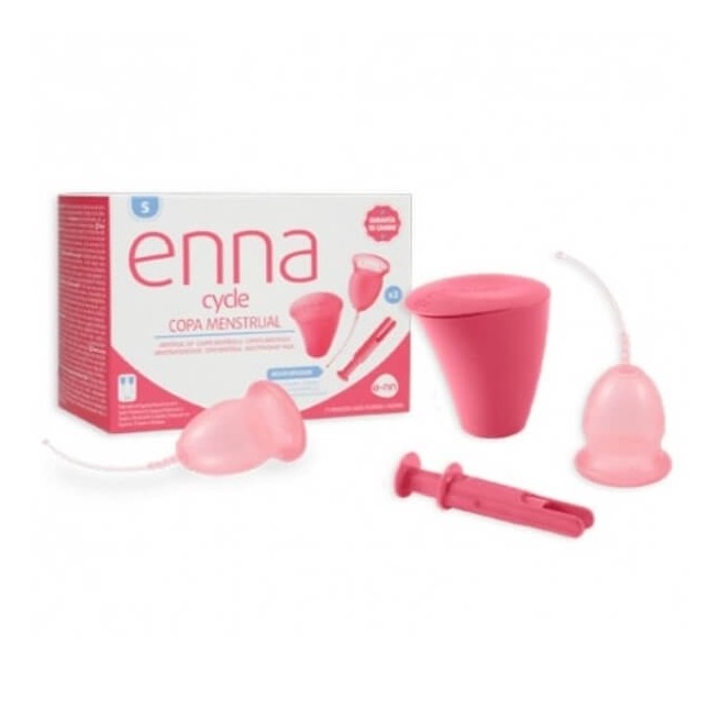 COMPRAR ENNA CYCLE COPA MENSTRUAL CON APLICADOR TALLA S 2 UDS