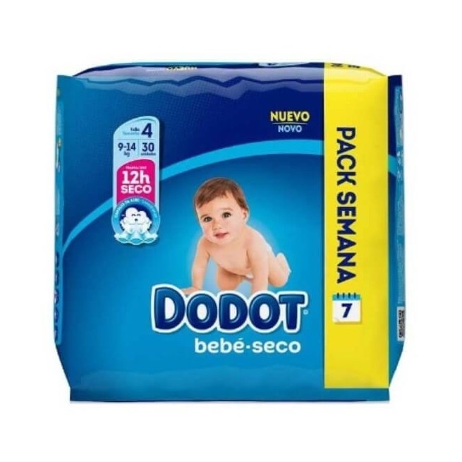 COMPRAR DODOT TALLA 4 9-14 KG 30 UDS