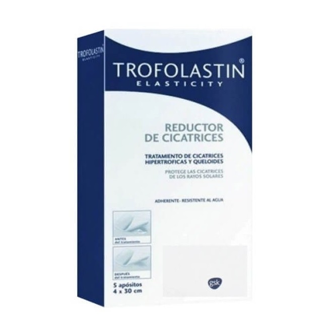 COMPRAR TROFOLASTIN ELASTICITY REDUCTOR DE CICATRICES 4X30 CM 5 APOSITOS