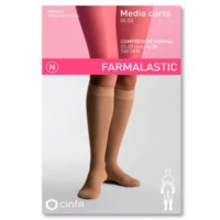 COMPRAR FARMALASTIC MEDIA CORTA COMPRESION NORMAL BEIGE TALLA MEDIANA
