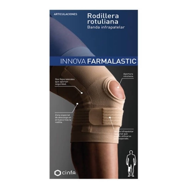 COMPRAR FARMALASTIC INNOVA RODILLERA ROTULIANA BEIGE TALLA GRANDE