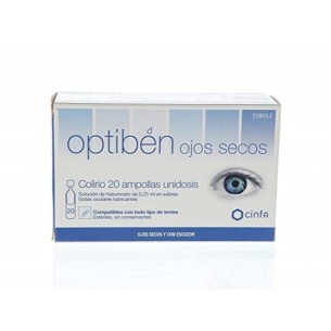Optiben Ojos Secos Gotas Unidosis 20 Amp