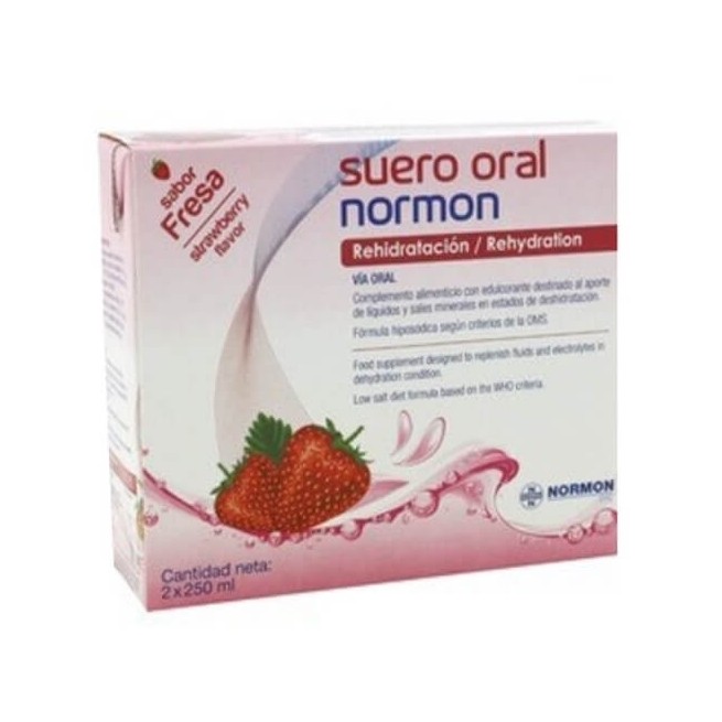 COMPRAR NORMON SUERO ORAL SABOR FRESA 2 X 250 ML