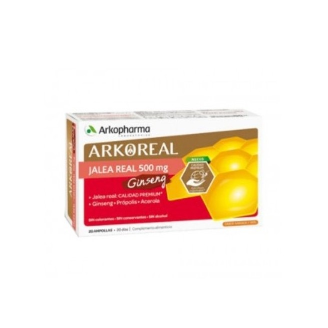 COMPRAR ARKOREAL JALEA REAL + GINSENG 20 AMPOLLAS