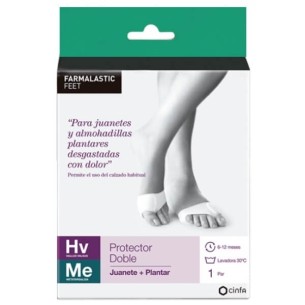 COMPRAR FARMALASTIC FEET PROTECTOR DOBLE JUANETE + PLANTAR TALLA GRANDE