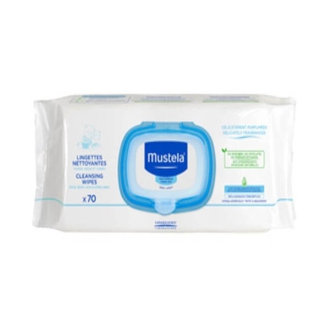 COMPRAR MUSTELA TOALLITAS LIMPIADORAS DERMO-SUAVIZANTES 70 UDS