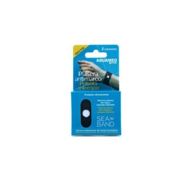 Aquamed Active Pulsera Antimare Adulto 2 U
