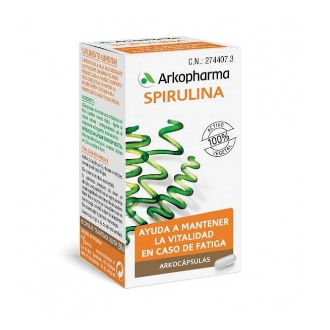 ARKOCÁPSULAS SPIRULINA 50 CÁPSULAS