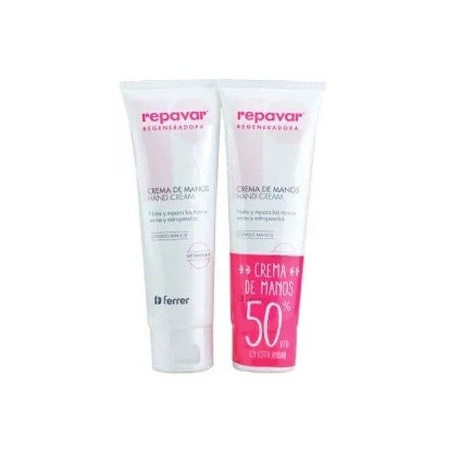 REPAVAR REGENERADORA CREMA DE MANOS 75 ML X 2 UNIDADES