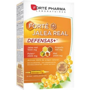 FORTÉ JALEA REAL DEFENSAS+ 20 AMPOLLAS x 15 ML