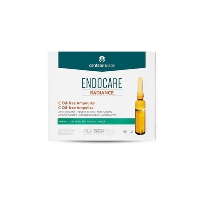 ENDOCARE RADIANCE C OIL-FREE AMPOLLAS, 10 x 2 ML