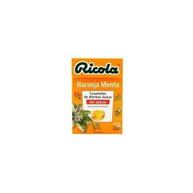 RICOLA CARAMELOS SIN AZÚCAR NARANJA 50 G