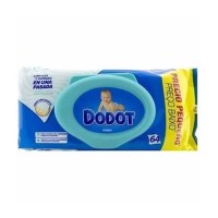 DODOT AZUL TOALLITAS HÚMEDAS BEBÉS 64 UNIDADES