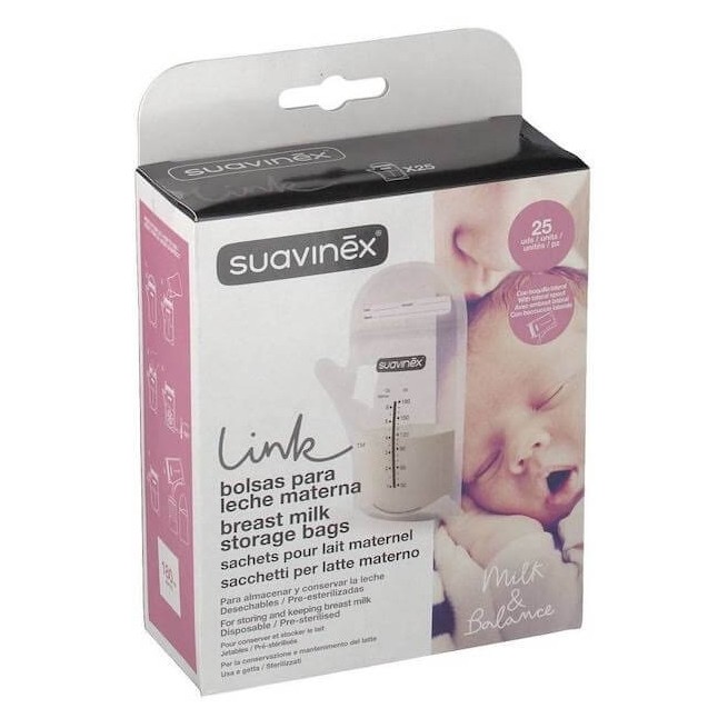 SUAVINEX BOLSAS ALMACENAJE LECHE MATERNA 25 UNIDADES