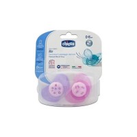 CHICCO CHUPETE SILICONA PHYSIO AIR 0-6 M ROSA 2 UDS
