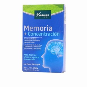 KNEIPP STRESS MEMORIA + CONCENTRACIÓN 30 CÁPSULAS