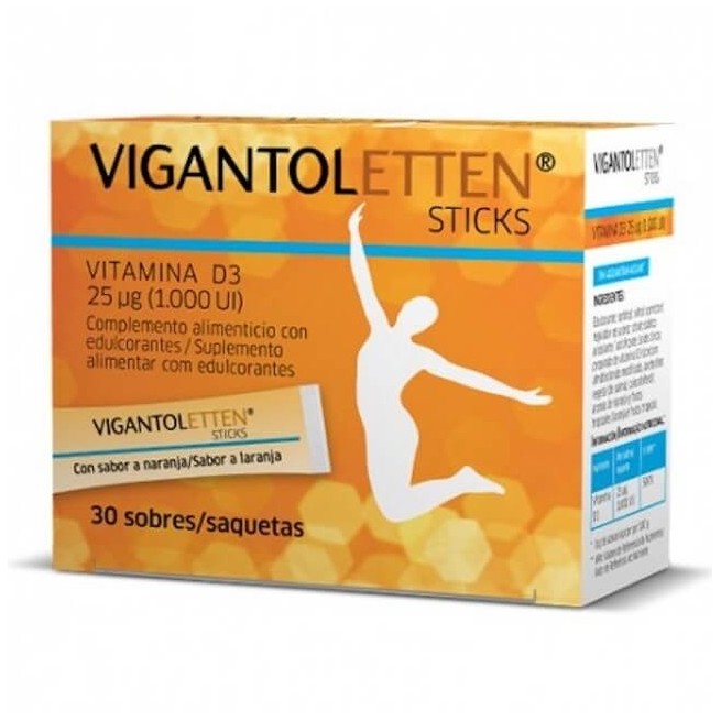 VIGANTOLETTEN VITAMINA D3 30 STICKS 