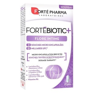 FORTE PHARMA FORTEBIOTIC+ FLORA ÍNTIMA 15 CÁPSULAS