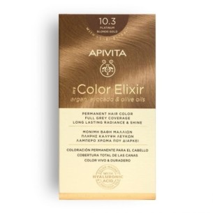 APIVITA COLOR ELIXIR 10.3 PLATINUM BLONDE GOLD RUBIO PLATINO DORADO