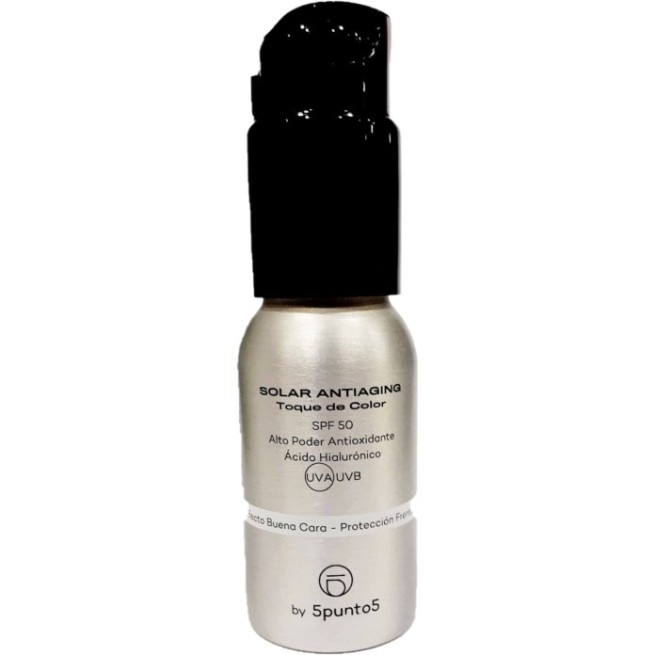 5PUNTO5 PROTECTOR SOLA ANTIAGING SPF 50 TOQUE DE COLOR 50 ML
