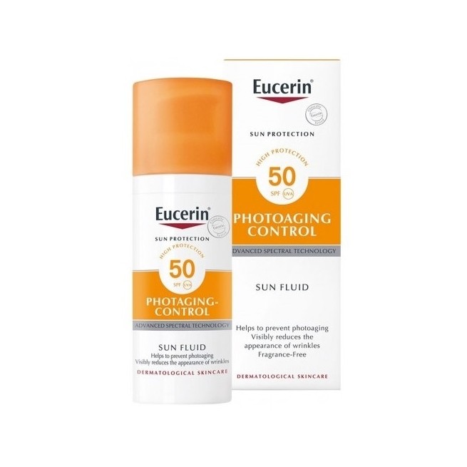 EUCERIN SUN FPS 50+ FLUIDO PHOTOAGING CONTROL 50 ML